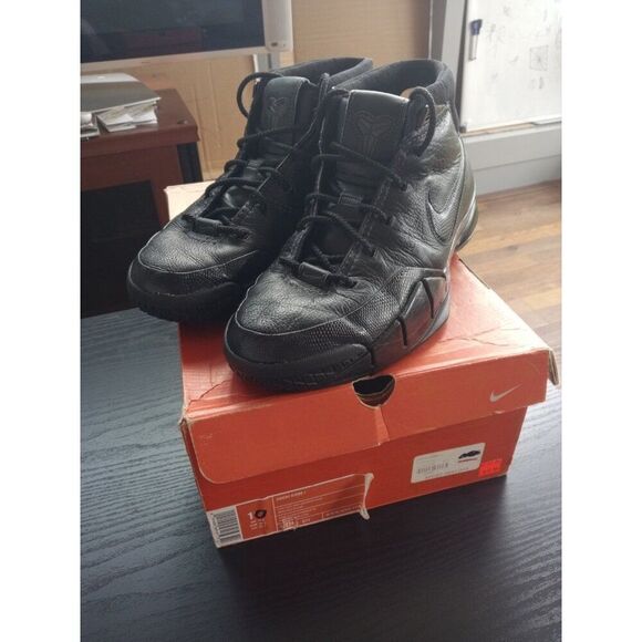 Nike Zoom Kobe 1 BLACK MAMBA Triple Black Men\'s 10 2006 313143-001 main image 4